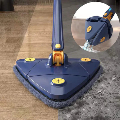 Trapeador Triangular 360°  Limpia tu casa en la mitad de tiempo sin esfuerzo